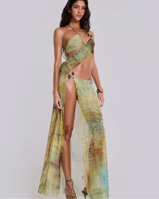 Jaded Ldn - Cantha Dress (Green)